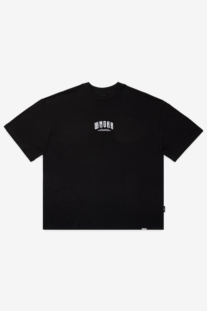 WNDRR Raider Heavy Weight Tee - Black