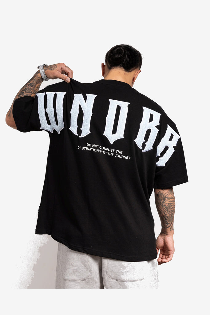WNDRR Raider Heavy Weight Tee - Black
