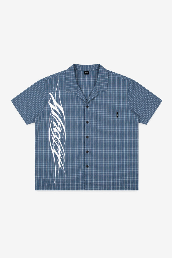 WNDRR Reaper Check S/S Shirt - Teal
