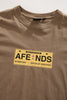 AFENDS Risk - Retro Tee - Vintage Fossil