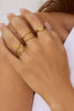 Arms of Eve Rosie Heart Ring - Gold Plated