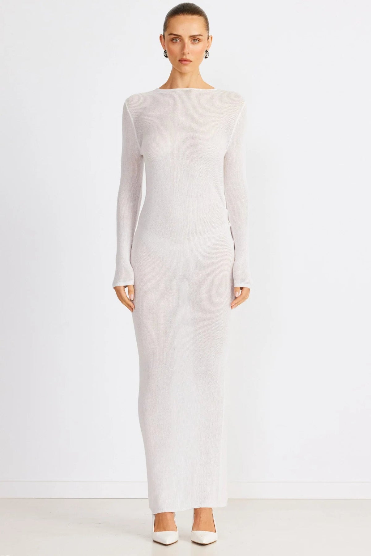 sndys white maxi dress SNDYS THE LABEL SLOANE MAXI DRESS