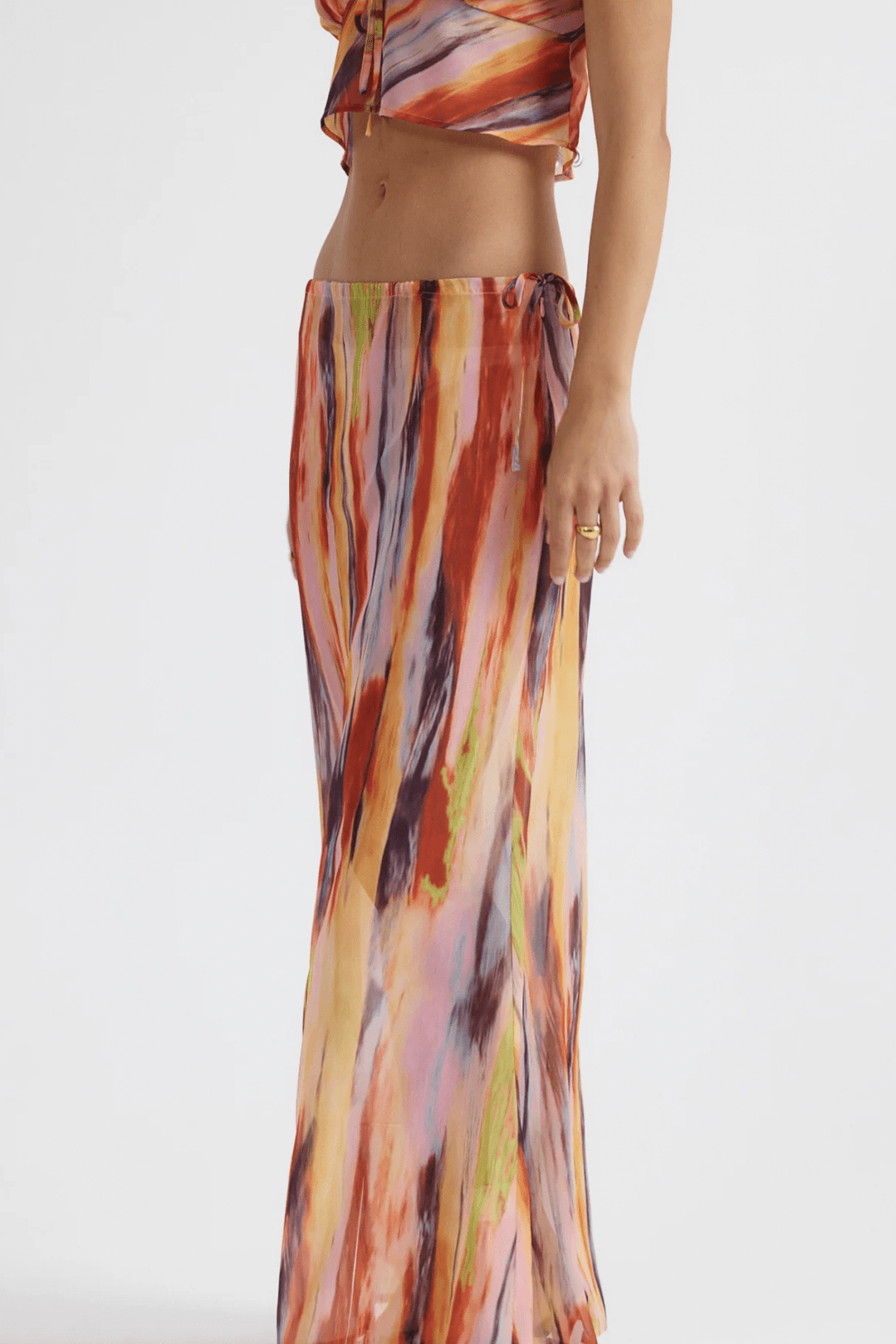 SNDYS THE LABEL ST BARTS MAXI SKIRT - MULTI – Pretty Rad Store