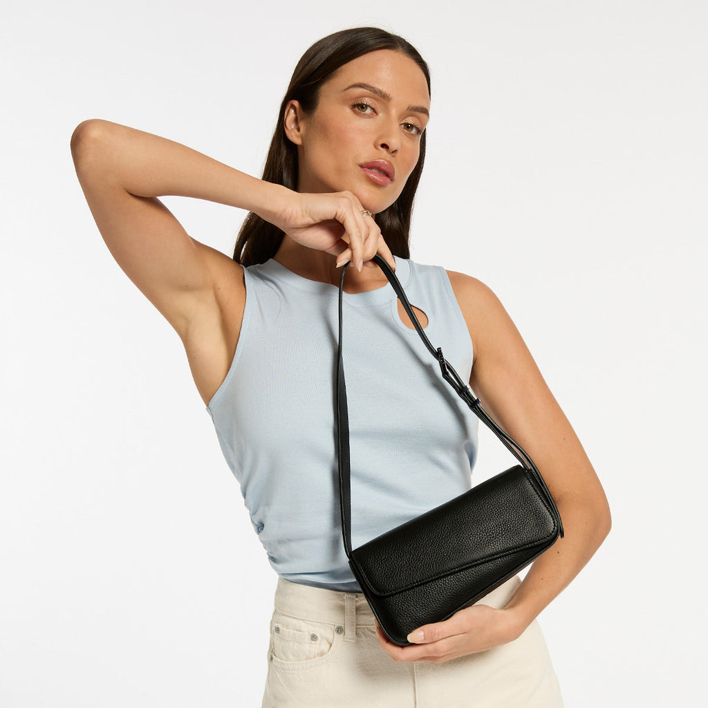 Status Anxiety Overnight Obsession Bag - Black/Brushed Gold