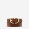 Status Anxiety In Reverse Belt - Tan/Gold