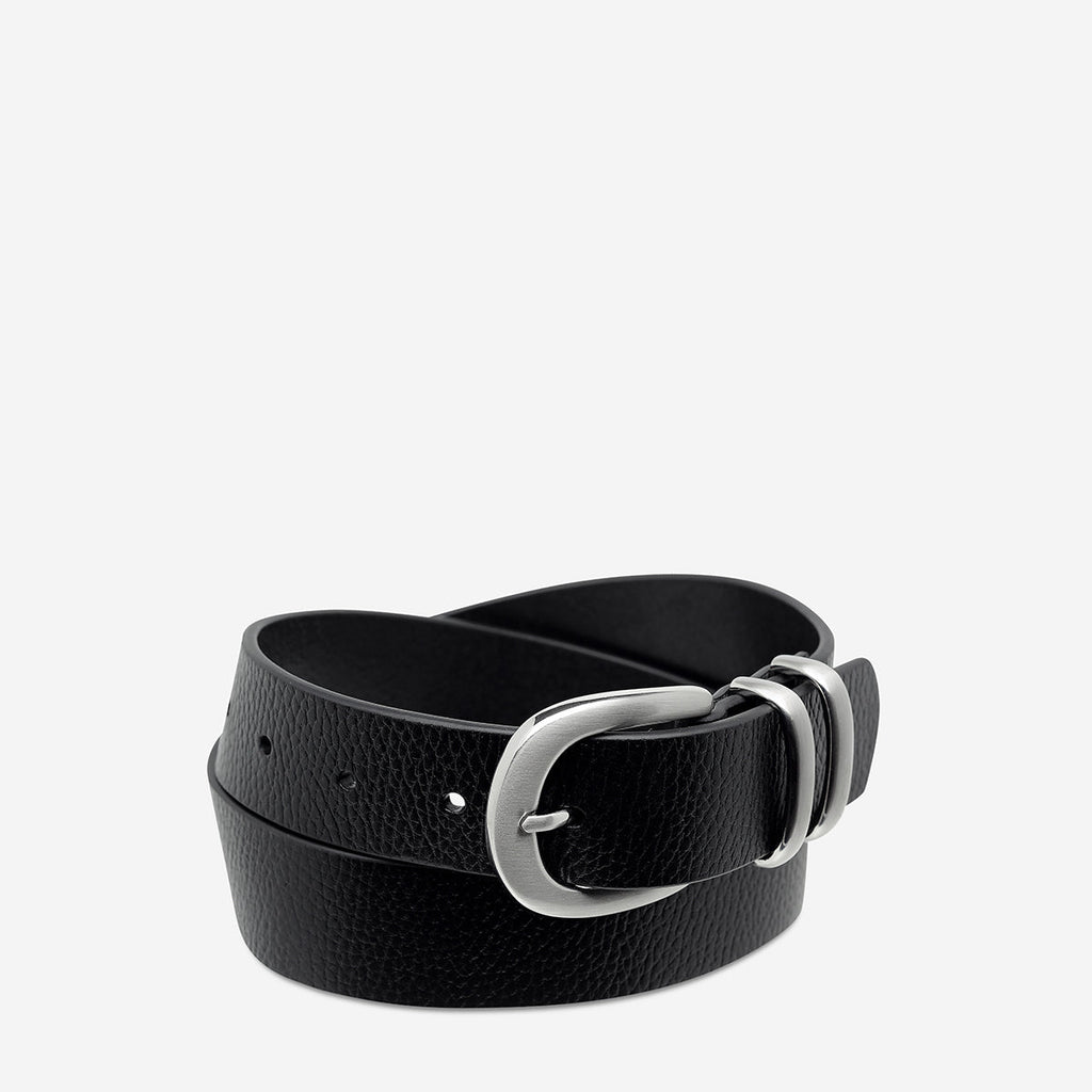 Status Anxiety Let It Be Belt - Black/Silver