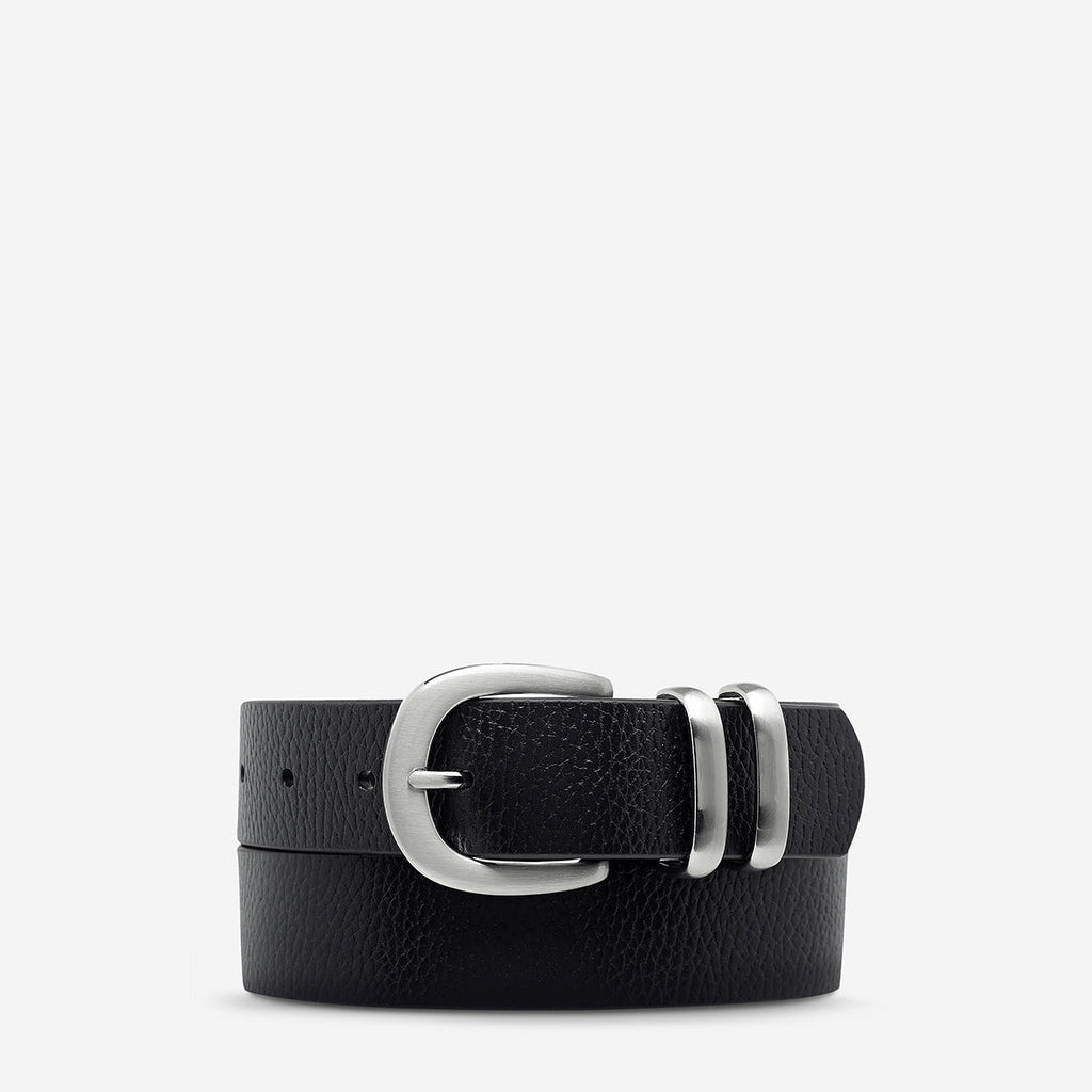Status Anxiety Let It Be Belt - Black/Silver