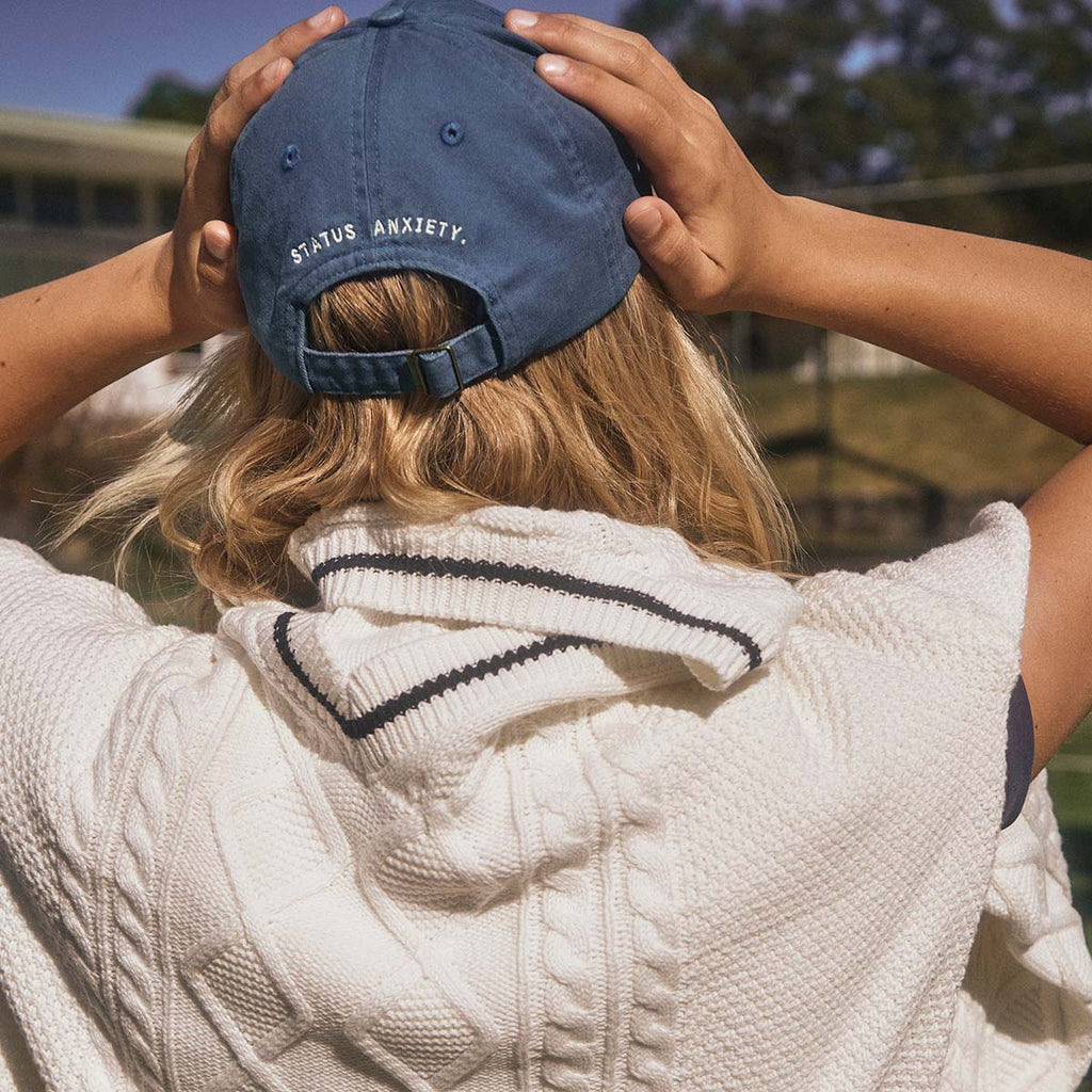 Status Anxiety Under the Sun Cap - French Blue