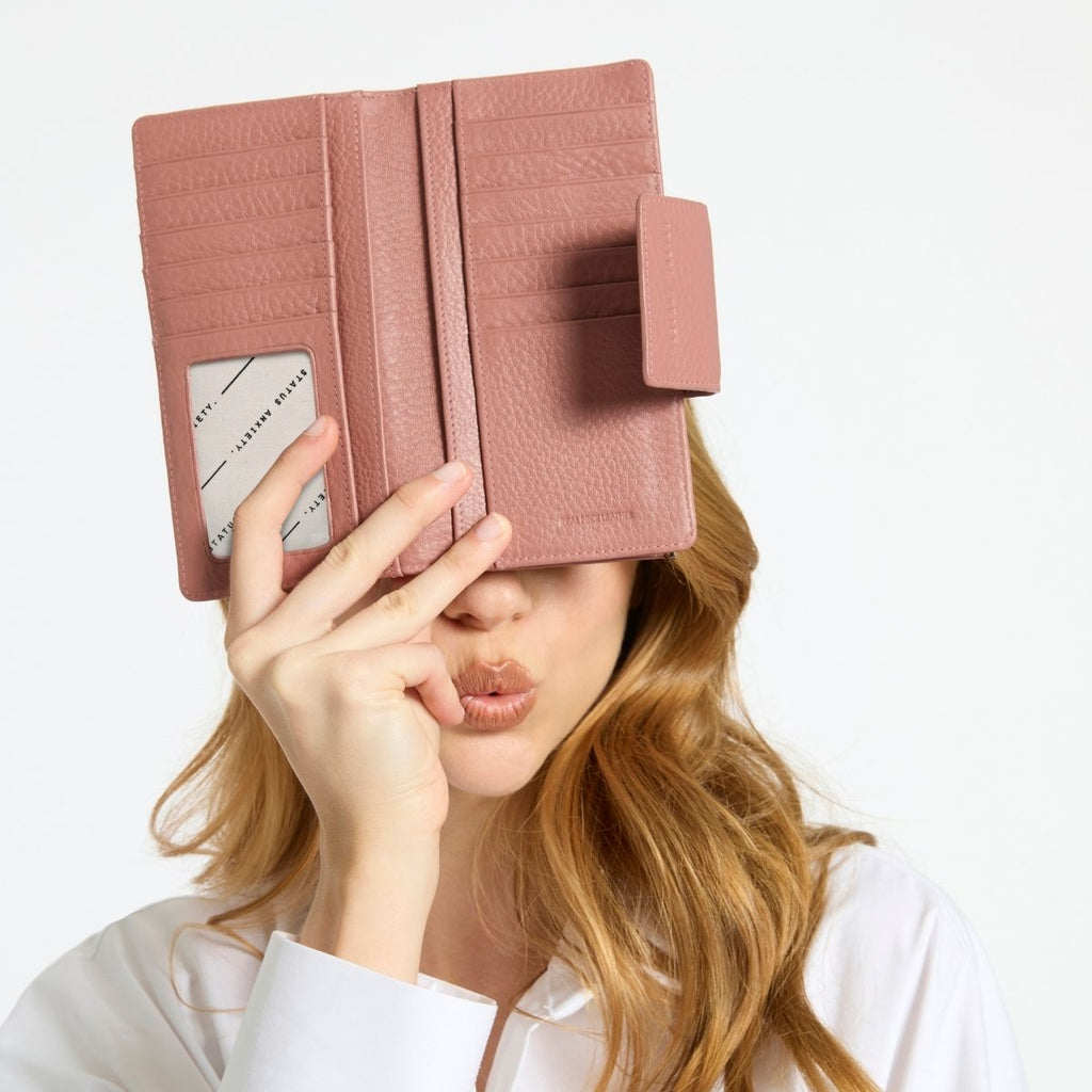 Status Anxiety Ruins Wallet - Dusty Rose