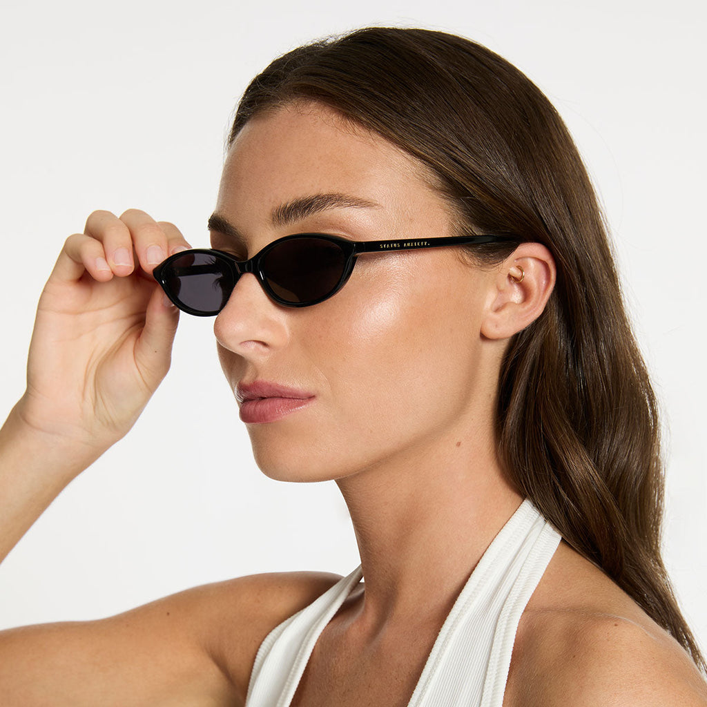 Status Anxiety Apex Sunglasses - Black/Gold