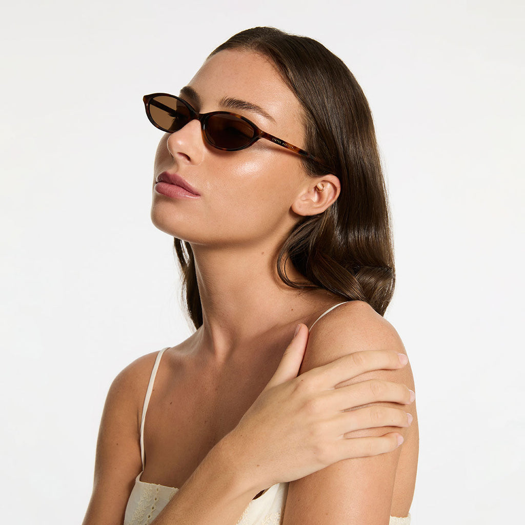 Status Anxiety Apex Sunglasses - Brown Tort/Gold