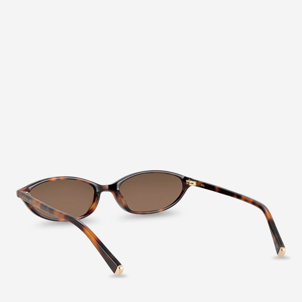 Status Anxiety Apex Sunglasses - Brown Tort/Gold