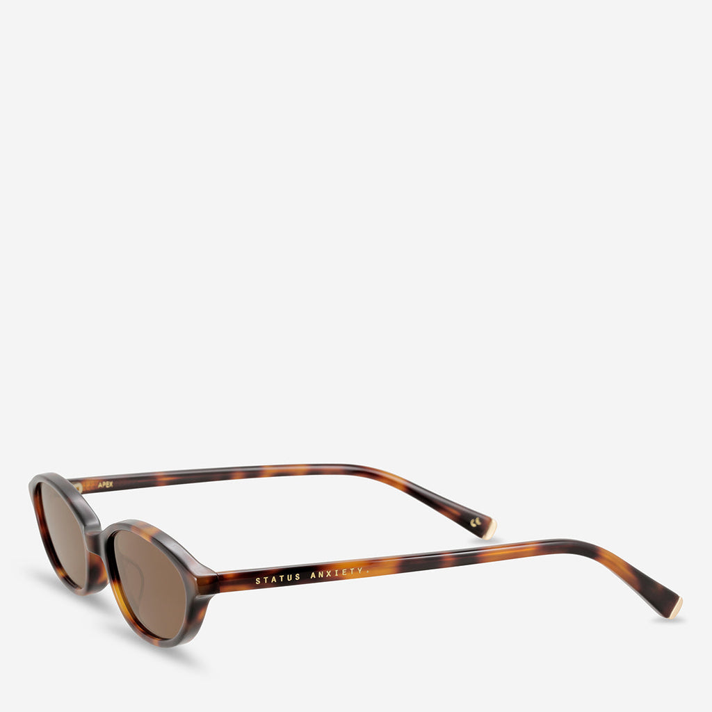 Status Anxiety Apex Sunglasses - Brown Tort/Gold
