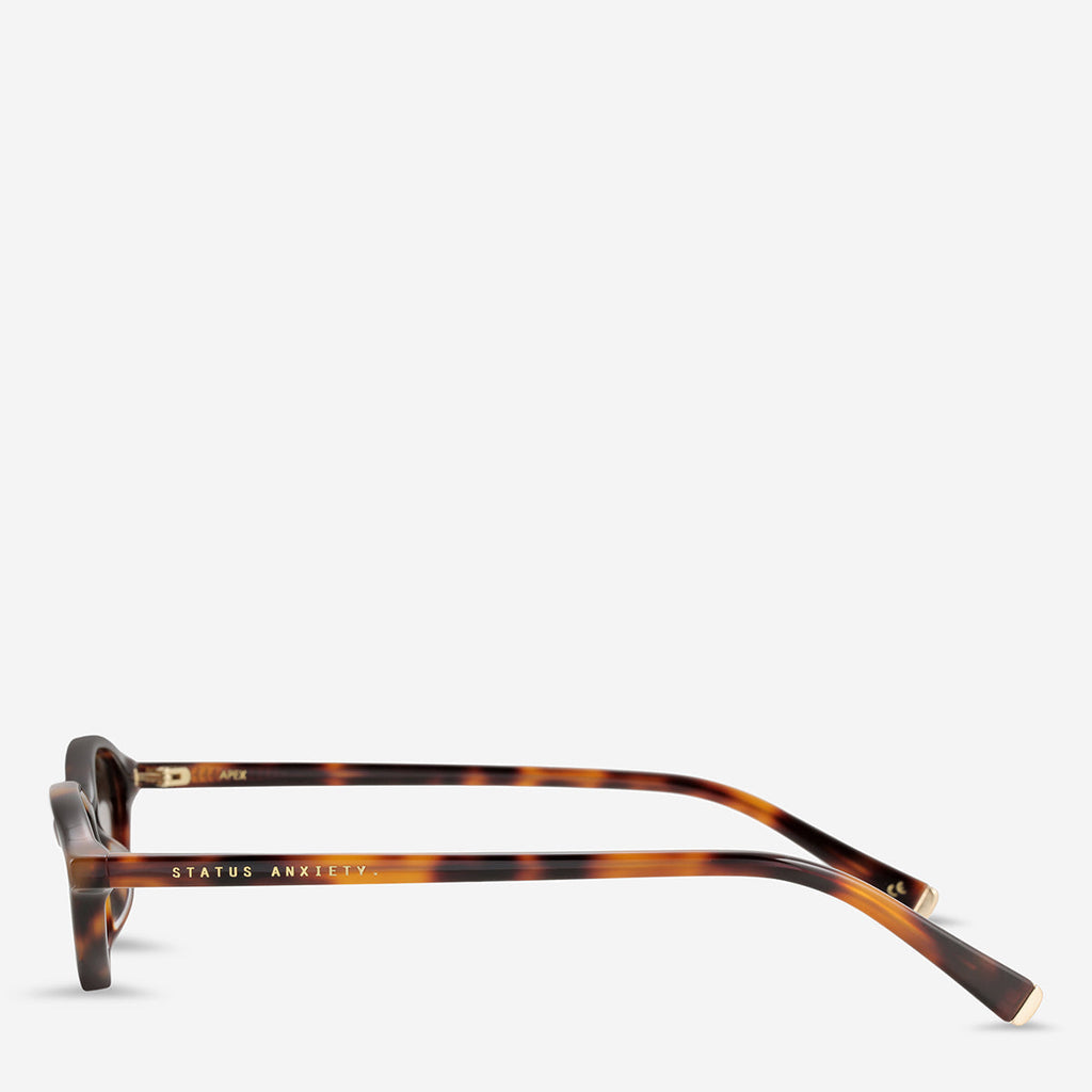 Status Anxiety Apex Sunglasses - Brown Tort/Gold