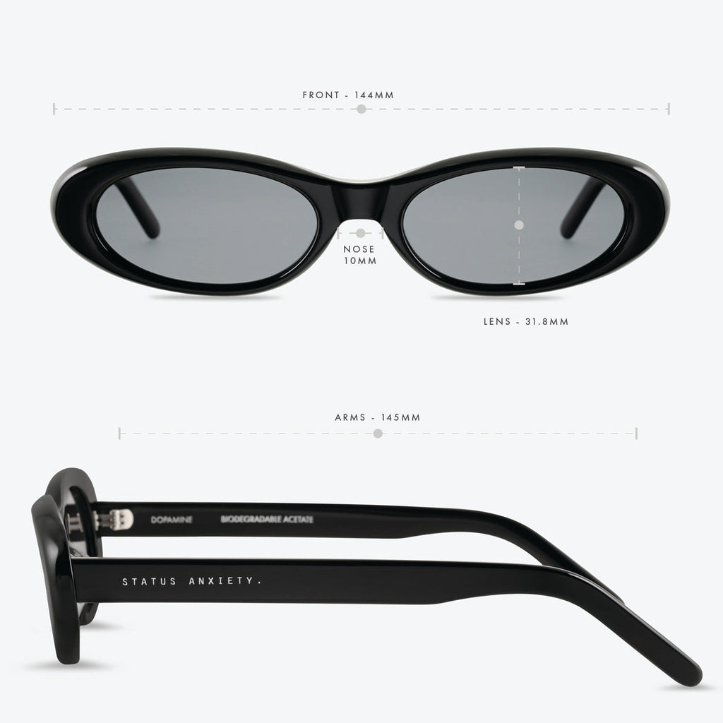 Status Anxiety Dopamine Sunglasses - Black