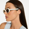 Status Anxiety Dopamine Sunglasses - Bone