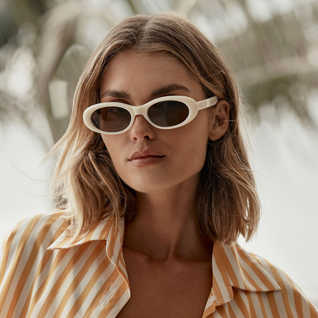 Status Anxiety Dopamine Sunglasses - Bone