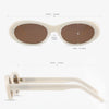 Status Anxiety Dopamine Sunglasses - Bone