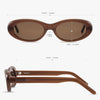 Status Anxiety Dopamine Sunglasses - Brown