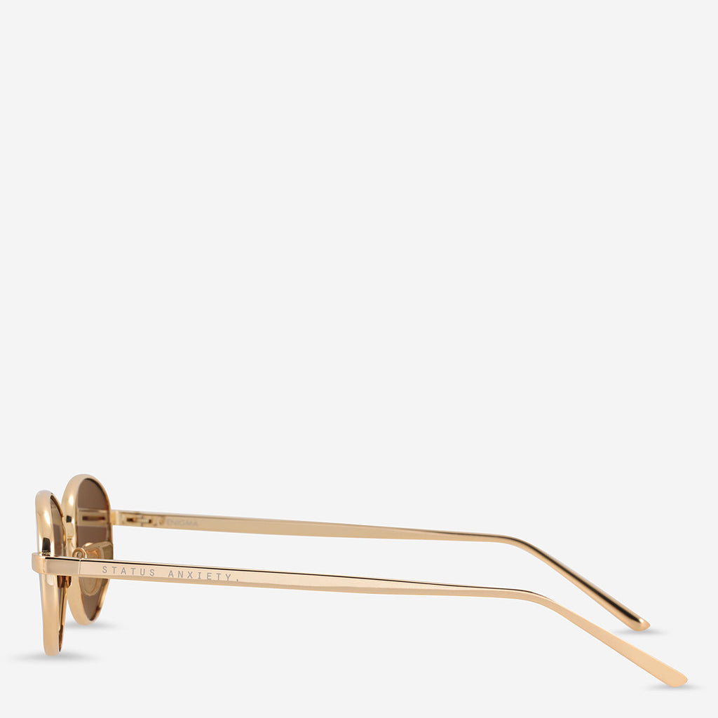 Status Anxiety Enigma Sunglasses - Gold