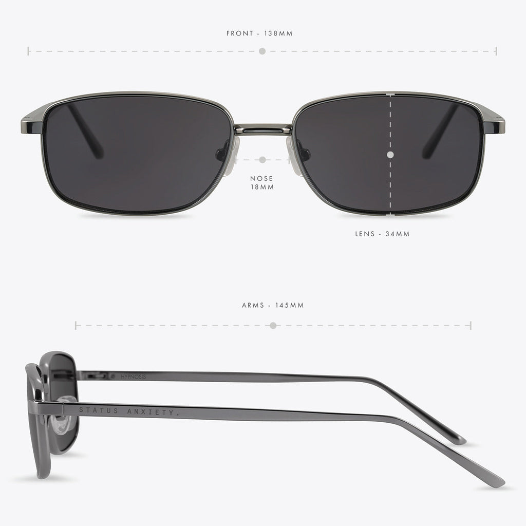 Status Anxiety Hypnosis Sunglasses - Gunmetal
