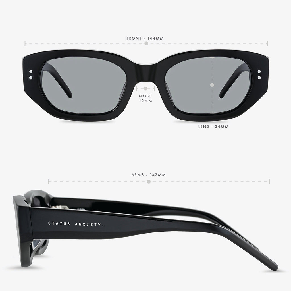 Status Anxiety Luna Sunglasses - Black