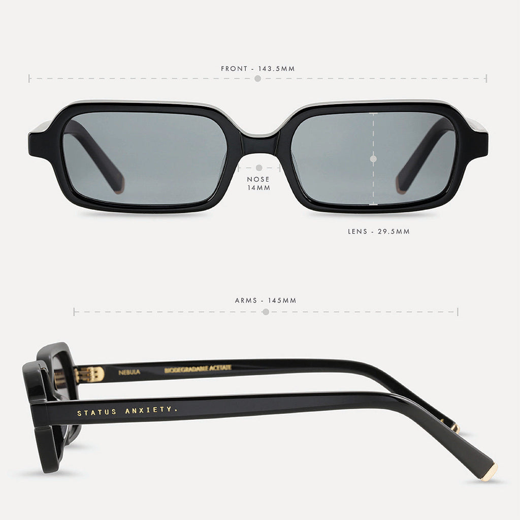 Status Anxiety Nebula Sunglasses - Black/Gold
