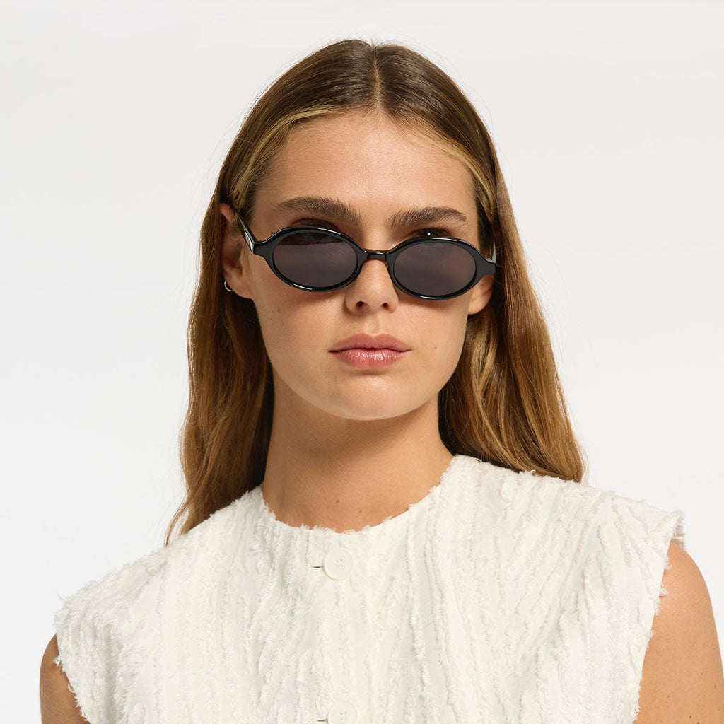 Status Anxiety Wonder Sunglasses - Black/Gold