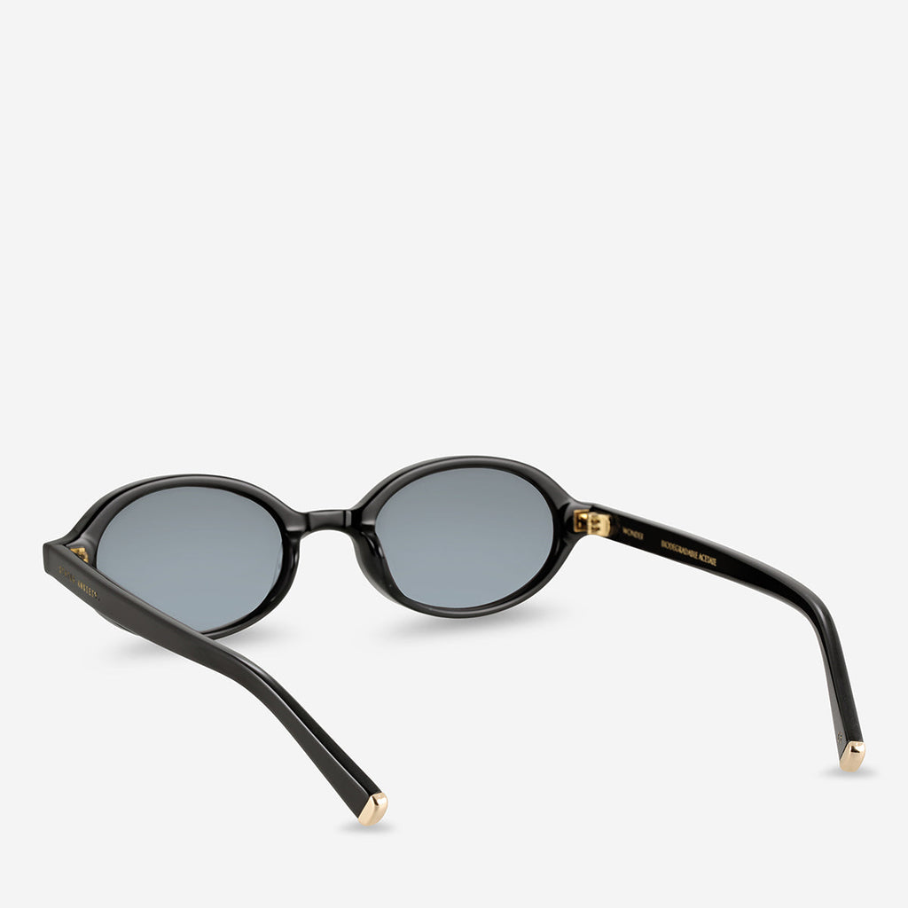 Status Anxiety Wonder Sunglasses - Black/Gold