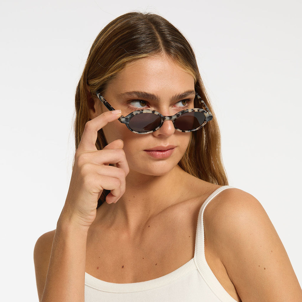Status Anxiety Wonder Sunglasses - White Tort