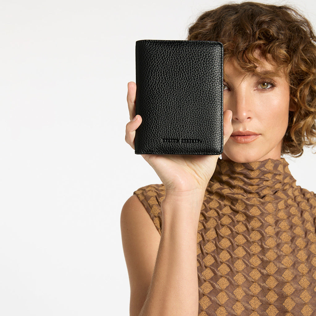 Status Anxiety In Transit Passport Wallet - Black