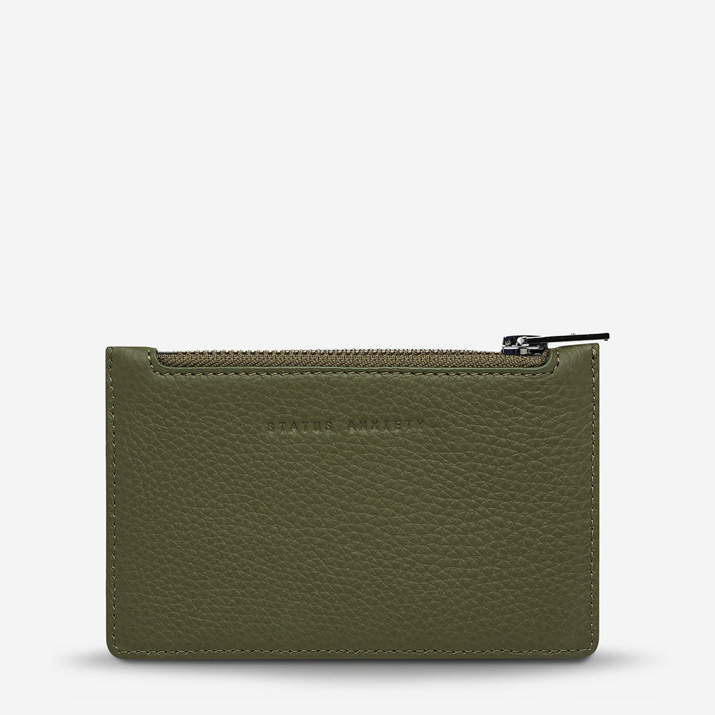 Status Anxiety Avoiding Things Wallet - Khaki