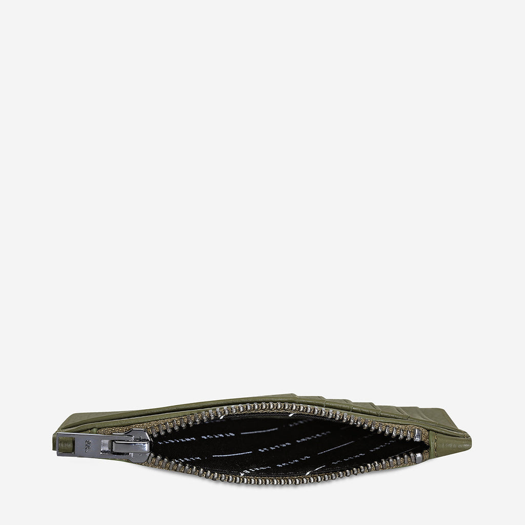 Status Anxiety Avoiding Things Wallet - Khaki