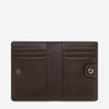 Easy Does It Wallet Cocoa Nappa open