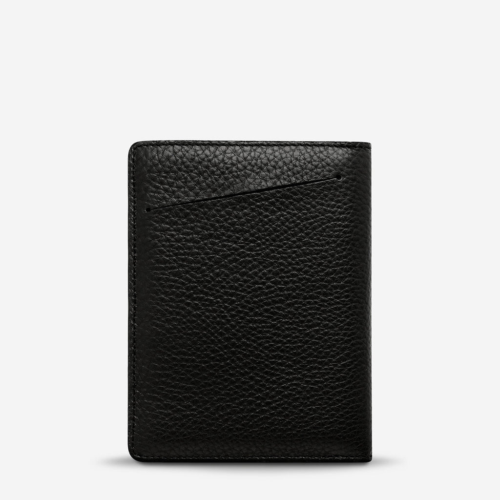 Status Anxiety In Transit Passport Wallet - Black