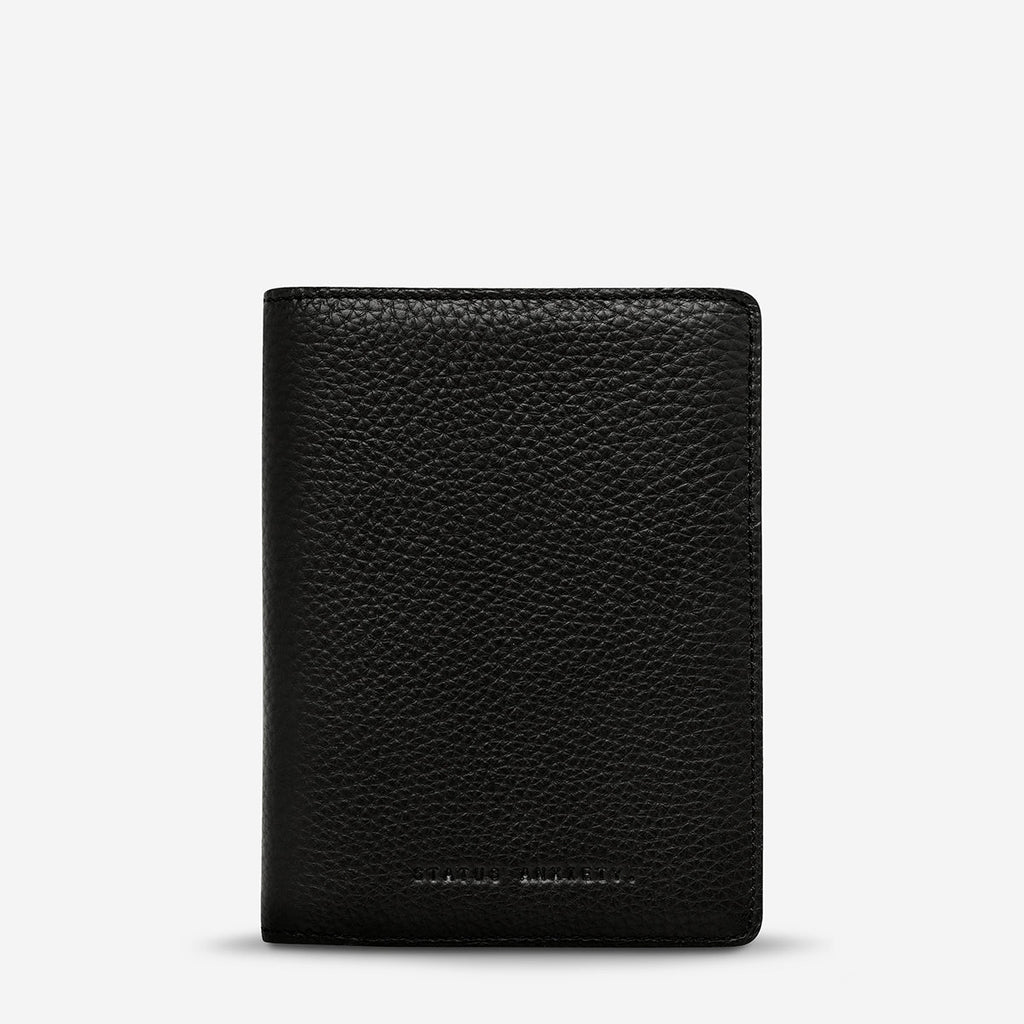 Status Anxiety In Transit Passport Wallet - Black