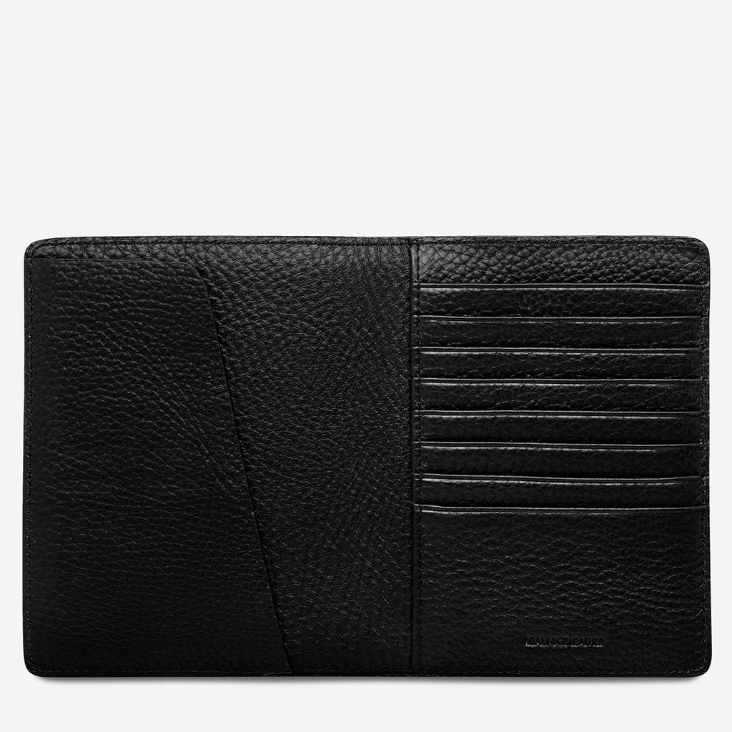 Status Anxiety In Transit Passport Wallet - Black
