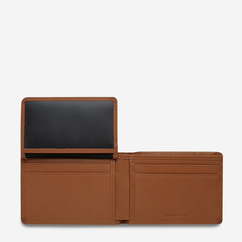 Jonah Wallet Camel opened