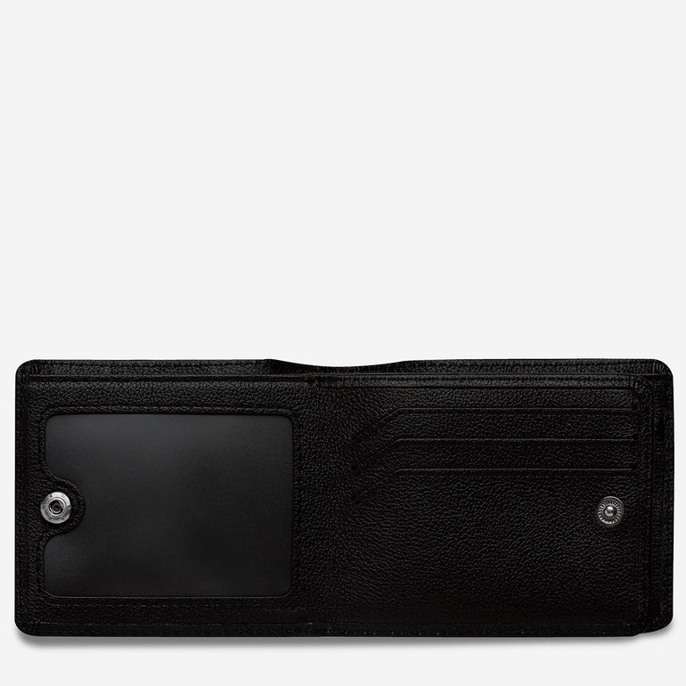 Leonard Wallet Black interior open