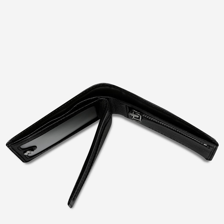 Leonard Wallet Black top angle