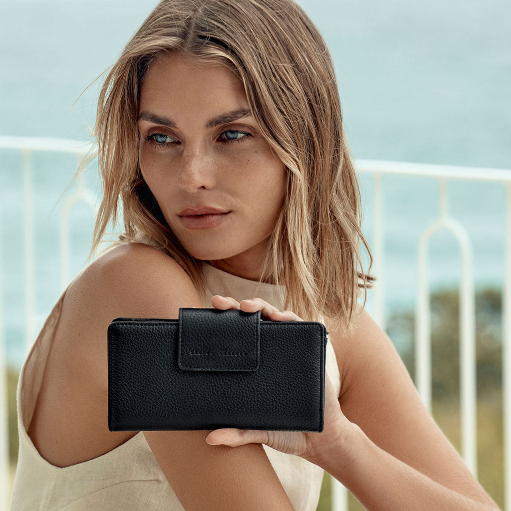 Status Anxiety Ruins Wallet - Black