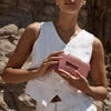 Status Anxiety Ruins Wallet - Dusty Rose
