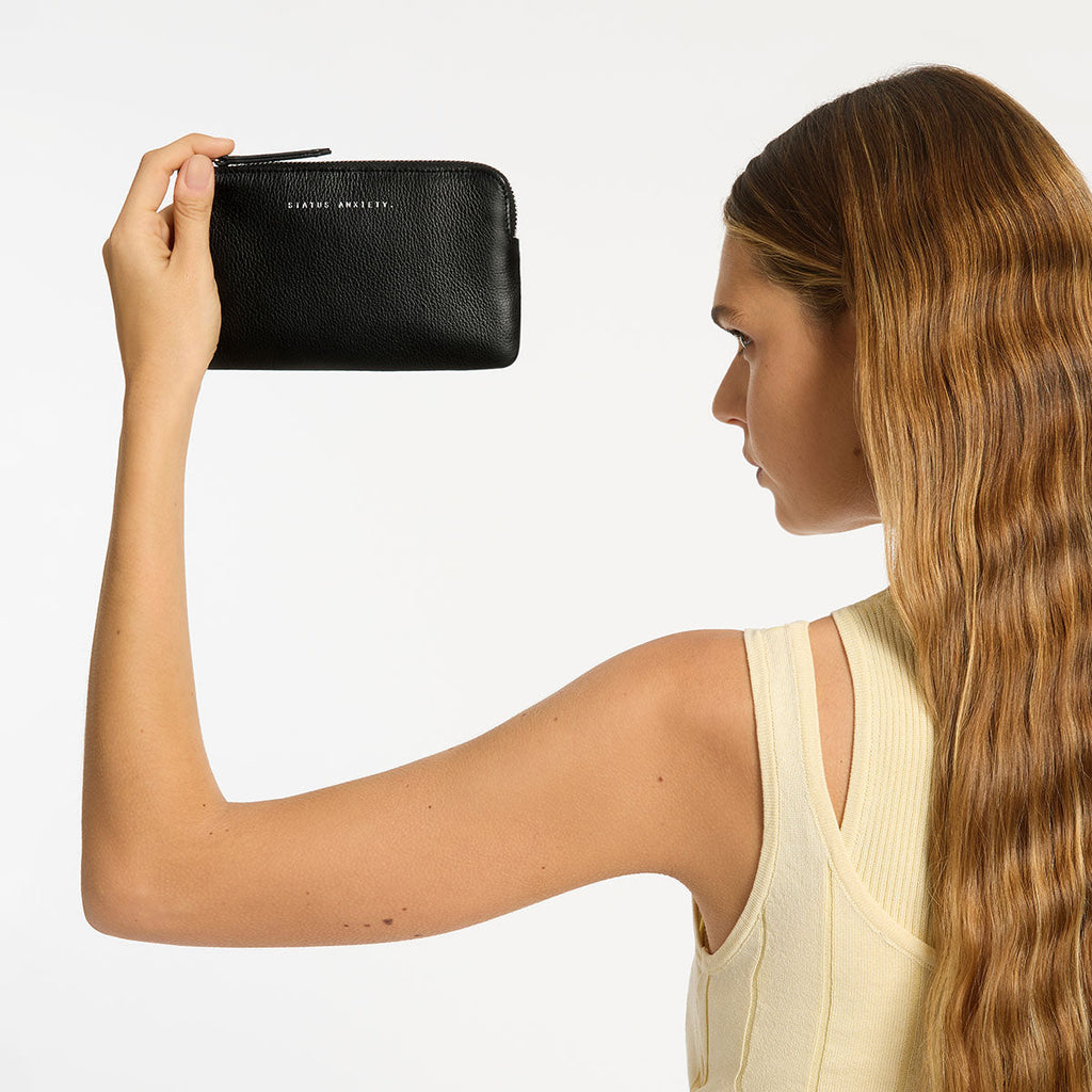 Status Anxiety Smoke and Mirrors Wallet - Black