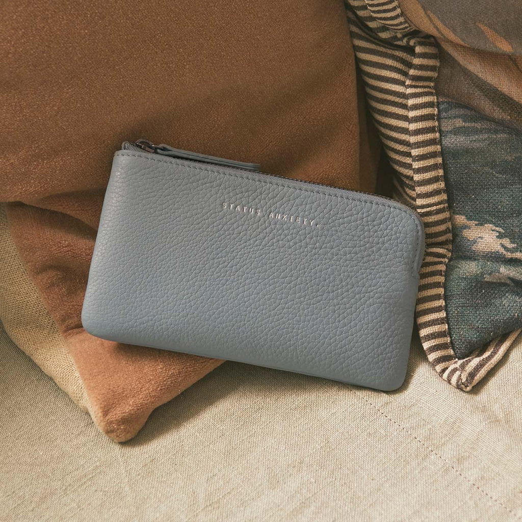 Status Anxiety Smoke And Mirrors Wallet - Powder Blue
