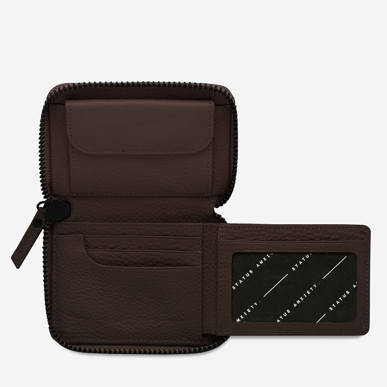 Wayward Wallet Cocoa interior