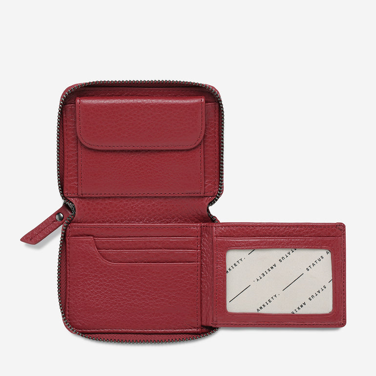 Wayward Wallet Rouge interior