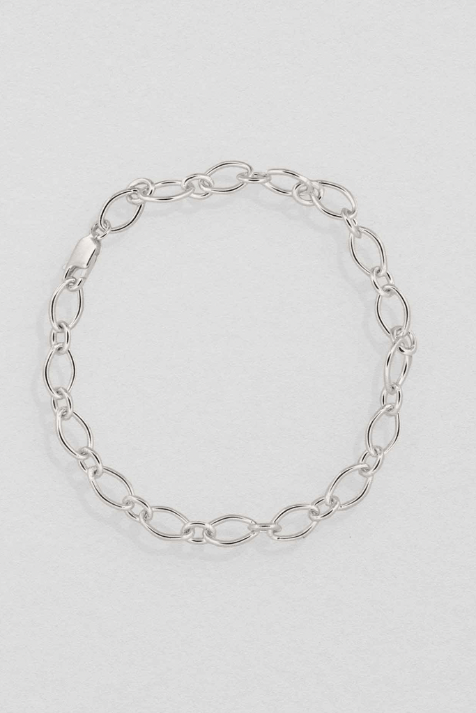 SUE THE BOY JEWELLERY SUE THE BOY CLINKER CHAIN BRACELET - 925 STERLING SILVER