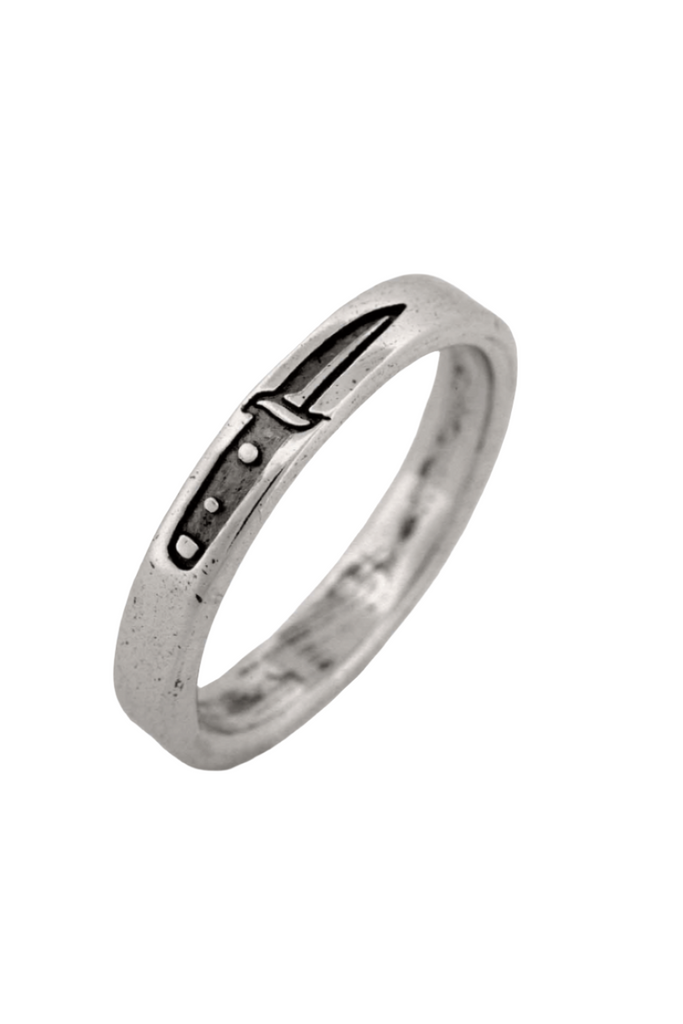 SUE THE BOY JEWELLERY SUE THE BOY DAGGER STACKER RING - 925 STERLING SILVER