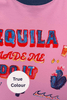 Sabbi The Very Oversized Tequila Made Me Do It Tee - Pink