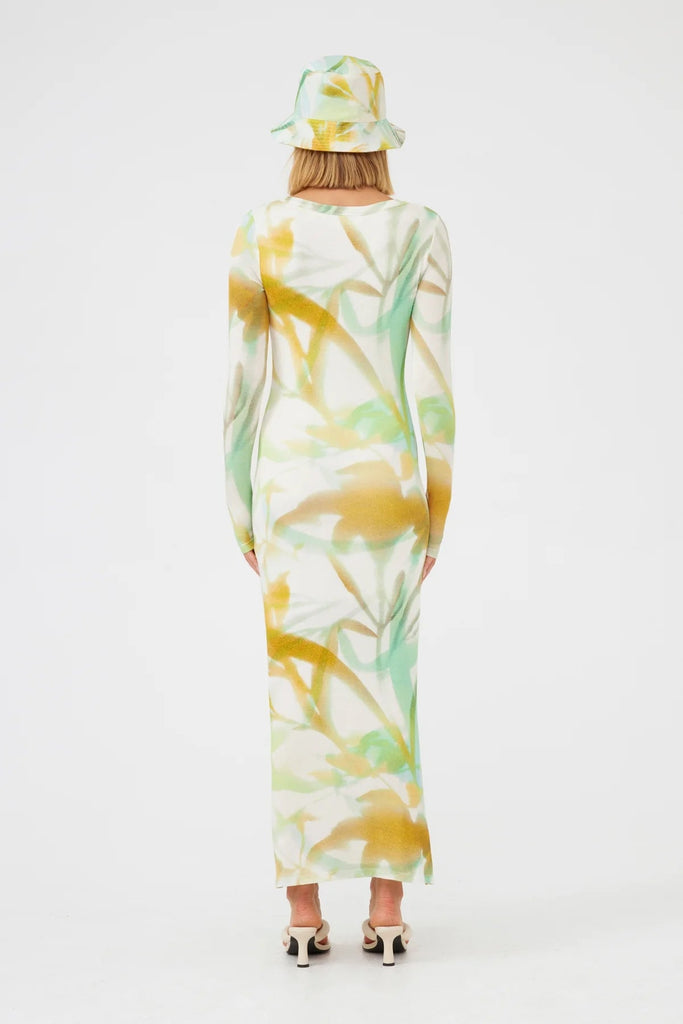 THE FIFTH LABEL DRESS THE FIFTH LABEL SCRIPT LS DRESS - GRAFFITI FLORAL